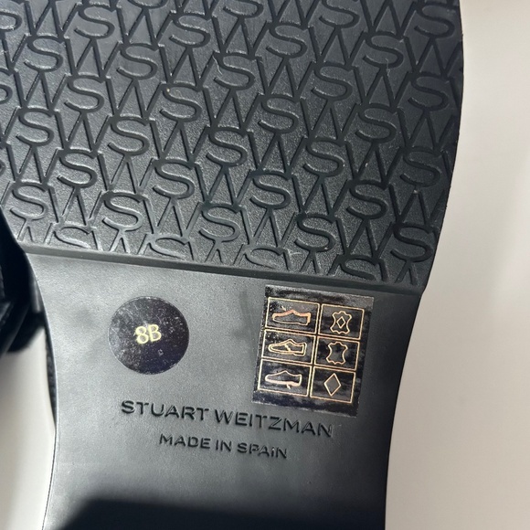 Stuart Weitzman SoHo mule loafers black patent leather 8 - Picture 8 of 11